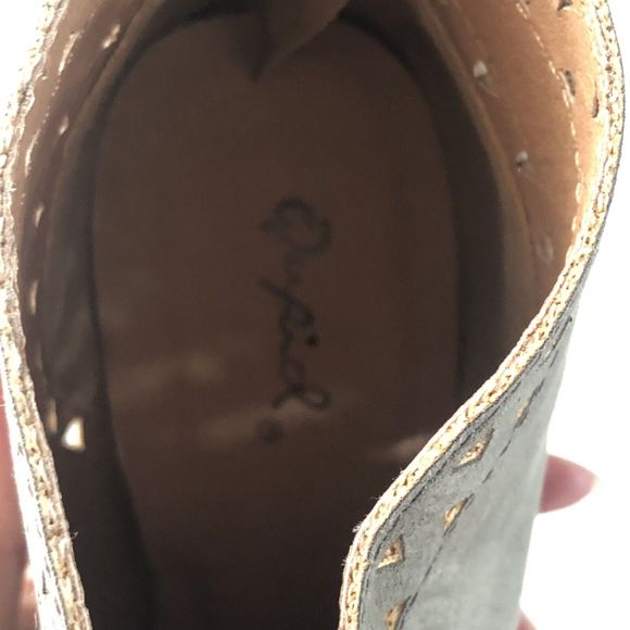 Quipid Sage Green Ankle Boots Size 8 - Picture 6 of 11